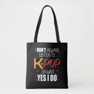 Lustiger K-Pop Geschenk-Ideen-Koreaner-Musikfreund Tasche