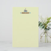Lustiger Kaffee Briefpapier (Stehend Vorderseite)