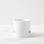 Lustiger Kaffee Espressotasse (Vorderseite)