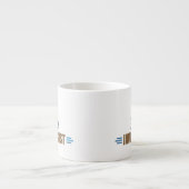 Lustiger Kaffee Espressotasse (Vorderseite)