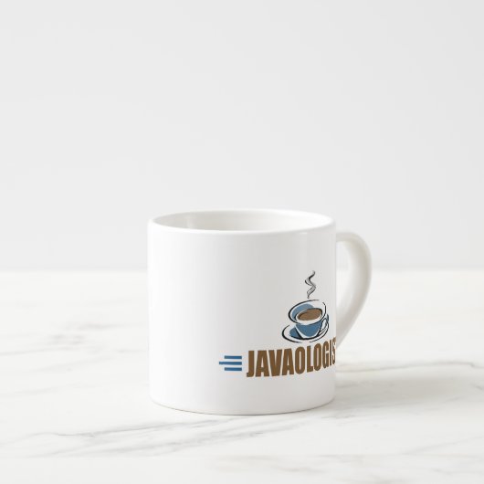 Lustiger Kaffee Espressotasse (Vorderseite Rechts)