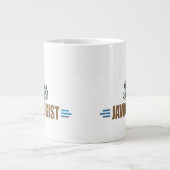 Lustiger Kaffee Jumbo-Tasse (Vorderseite)