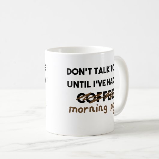 Lustiger Kaffee kacken Tasse (VorderseiteRechts)