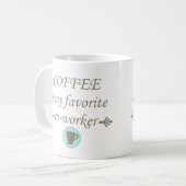 Lustiger Kaffee Kaffeetasse (Vorderseite Links)