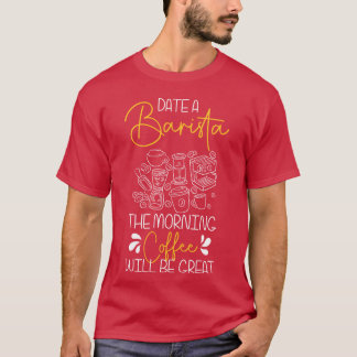 Lustiger Kaffee-Kaffeetassen-Bar T-Shirt