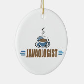 Lustiger Kaffee Keramik Ornament (Rechts)