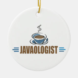 Lustiger Kaffee Keramik Ornament