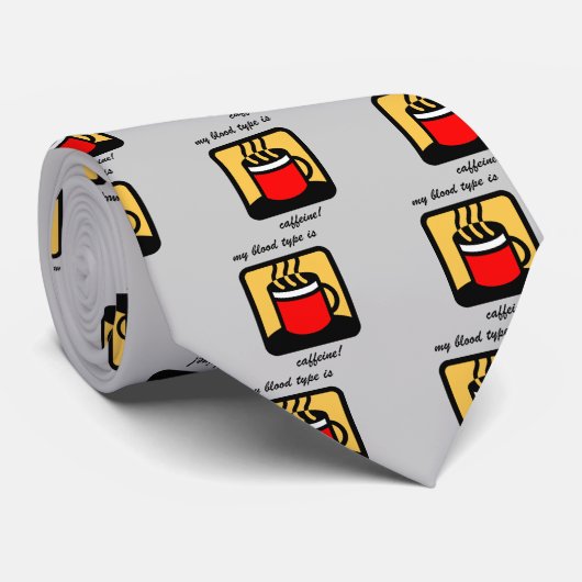 Lustiger Kaffee Krawatte (Gerollt)