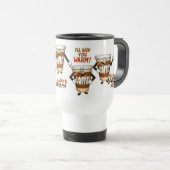 Lustiger Kaffee-Liebhaber Reisebecher (VorderseiteRechts)