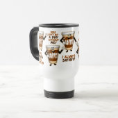 Lustiger Kaffee-Liebhaber Reisebecher (Vorderseite Links)