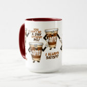Lustiger Kaffee-Spaß Tasse (Vorderseite Links)