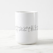 Lustiger Kaffee-Spruch Kaffeetasse (Mittel)