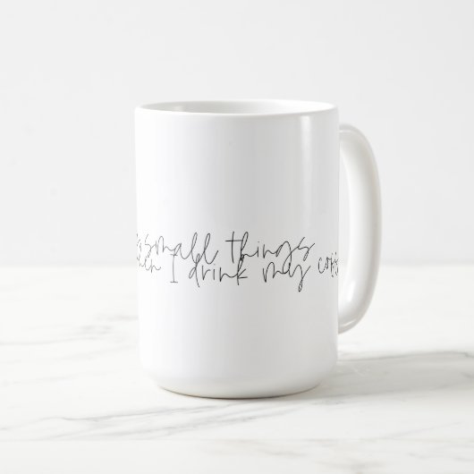 Lustiger Kaffee-Spruch Kaffeetasse (VorderseiteRechts)