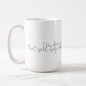 Lustiger Kaffee-Spruch Kaffeetasse (Links)