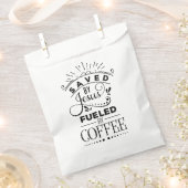 Lustiger Kaffee Süß Christlich Gerettet Jesus Koff Geschenktütchen (Ausgeschnitten)