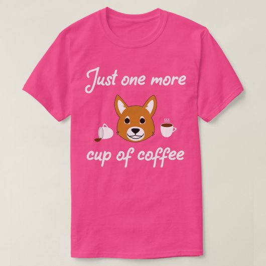 lustiger Kaffee T-Shirt (Design vorne)