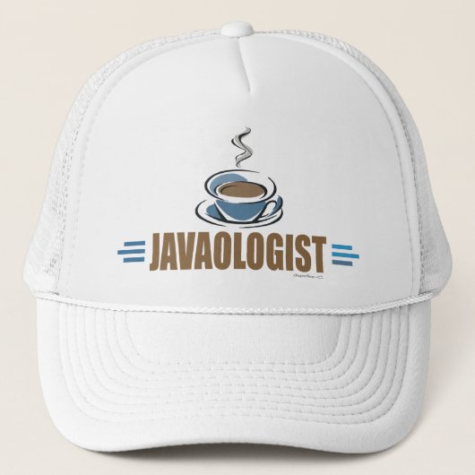 Lustiger Kaffee Truckerkappe (Vorderseite)