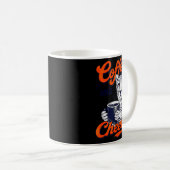 Lustiger Kaffee und Gepard Retro Vintage Tier Kaffeetasse (VorderseiteRechts)