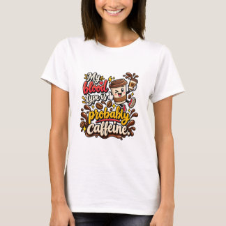 Lustiger Kaffee versteht mich Zitat T-Shirt
