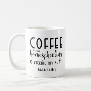 Lustiger Kaffee Wegen Homeschooling Kaffee Tasse