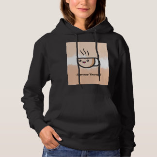 Lustiger Kaffee-Wortspiel-Hoodie Hoodie