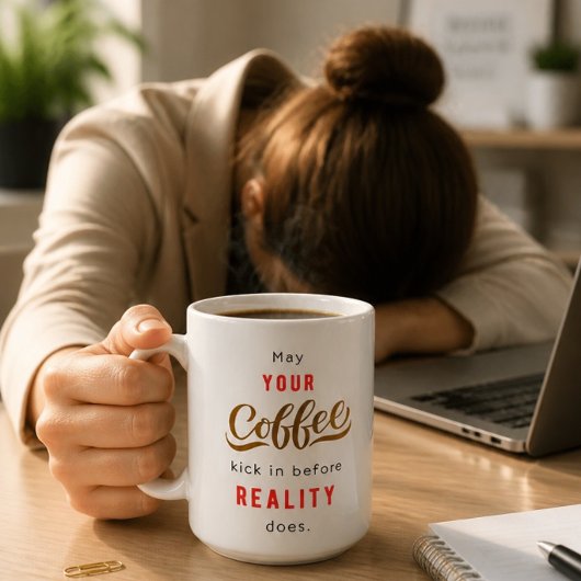 Lustiger Kaffee-Zitat-Becher Kaffeetasse