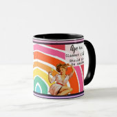 Lustiger Kaffeebecher Beste Freundin Geschenk "Alt Tasse (VorderseiteRechts)