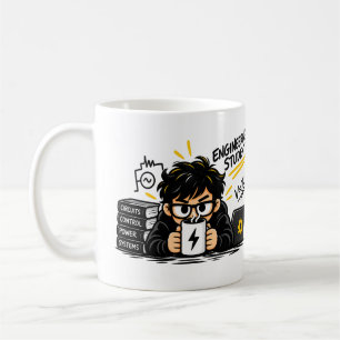 Lustiger Kaffeebecher für Ingenieurstudenten der E Kaffeetasse