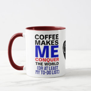 Lustiger Kaffeebecher für Männer Kaffee macht mi Tasse