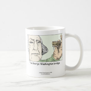 Lustiger Kaffeebecher George Washington Bridge Kaffeetasse