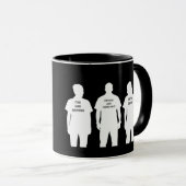 Lustiger Kaffeebecher 'Gib Mir Eine Pause' Tasse (VorderseiteRechts)