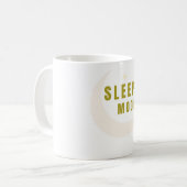 Lustiger Kaffeebecher im Schlafmodus Kaffeetasse (Vorderseite Links)