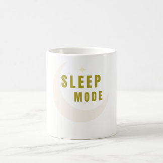 Lustiger Kaffeebecher im Schlafmodus Kaffeetasse