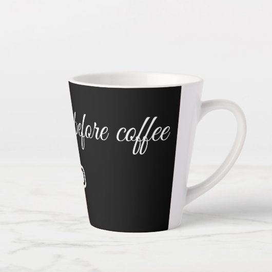Lustiger Kaffeebecher ☕ Milchtasse (Rechts)