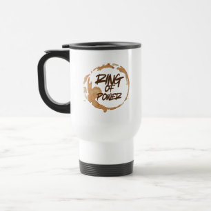 Lustiger Kaffeefleck für Kaffeeliebhaber Zitat Rin Reisebecher