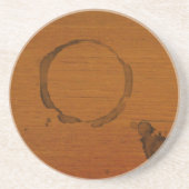 Lustiger Kaffeefleck-Untersetzer Untersetzer (Vorne)