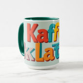 Lustiger Kaffeeklatsch Klatsch und Kaffee Custom Tasse (Vorderseite Links)