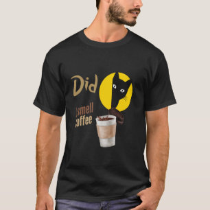 Lustiger Kaffeeliebhaber Humor, Katzenliebhaber, K T-Shirt