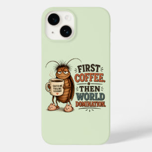 Lustiger Kaffeeliebhaber Süßer schlafender Cartoon Case-Mate iPhone 14 Hülle
