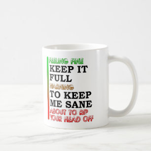 Lustiger Kaffeemessbecher Kaffeetasse