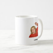 Lustiger Kaffeewitz-Tasse – „Kaffee? Kommt!“ Kaffeetasse (VorderseiteRechts)