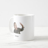 Lustiger Kaffeewitz-Tasse – „Kaffee? Kommt!“ Kaffeetasse (Vorderseite Links)