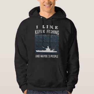 Lustiger Kajakschnappfischangeln Kajaking Liebhabe Hoodie