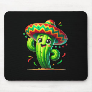 Lustiger Kaktus Cinco De Mayo Jungen Kleinkind Kin Mousepad