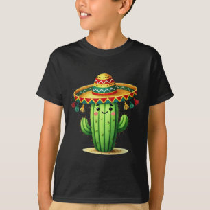 Lustiger Kaktus Cinco De Mayo Jungen Kleinkind Kin T-Shirt