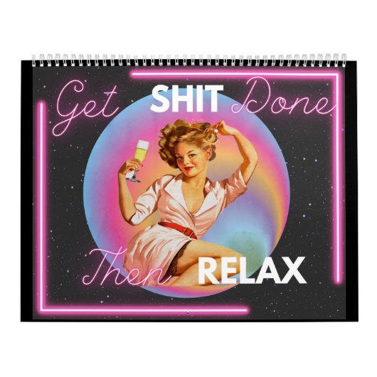 Lustiger Kalender für sie Geschenk Freund Retro "E (Titelbild)