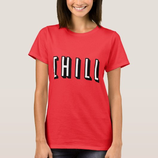 Lustiger kalter Entwurf T-Shirt (Vorderseite)