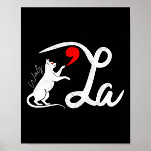 Lustiger Kamala Harris Tim Wheimer 2024 Katze Komm Poster