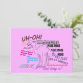 lustiger KamelbuckeltagesAbschluss Einladung (Stehend Vorderseite)