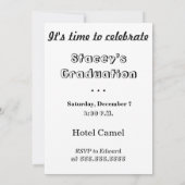 lustiger KamelbuckeltagesAbschluss Einladung (Rückseite)